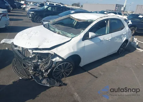 2016 Toyota Corolla S Plus from USA, damaged, VIN 5YFBURHE8GP456085